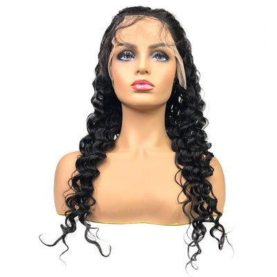 HD 8A Malaysian Deep Wave Lace Frontal Human Hair Wig - eHair Outlet